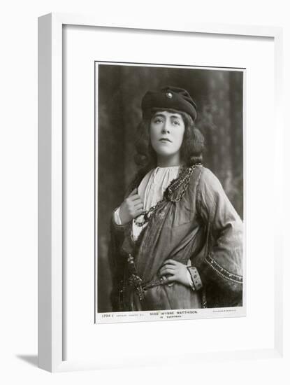 Edith Wynne Matthison, British Actress, C1907-null-Framed Giclee Print