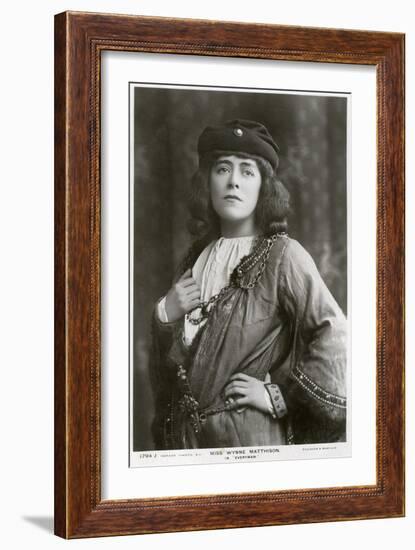 Edith Wynne Matthison, British Actress, C1907-null-Framed Giclee Print