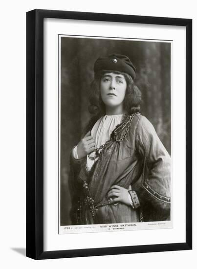 Edith Wynne Matthison, British Actress, C1907-null-Framed Giclee Print