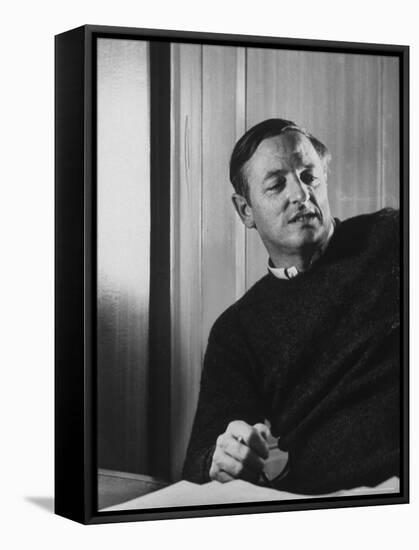 Editor Conservative Weekly "National Review", Host of TV Program "Firingline", William F Buckley Jr-Alfred Eisenstaedt-Framed Premier Image Canvas