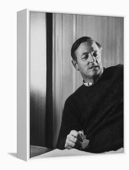 Editor Conservative Weekly "National Review", Host of TV Program "Firingline", William F Buckley Jr-Alfred Eisenstaedt-Framed Premier Image Canvas