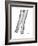 Editorial X-Ray Denim 1-Albert Koetsier-Framed Premium Giclee Print