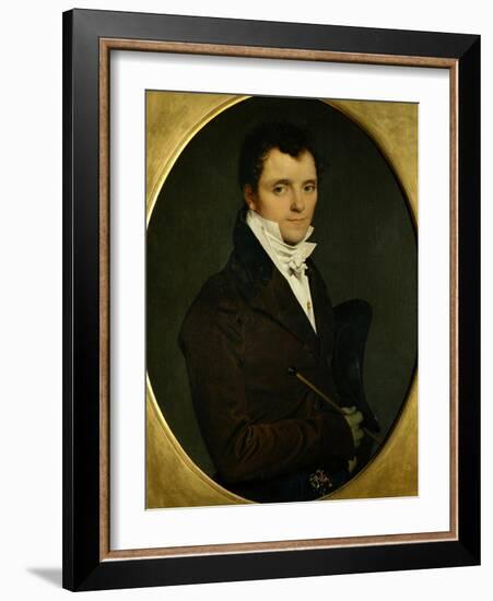 Edme Bochet (1783-1871), Inspecteur Des Domaines a Rome, Frere De Mme Panckoucke-Jean-Auguste-Dominique Ingres-Framed Giclee Print