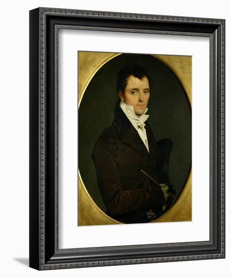 Edme Bochet (1783-1871), Inspecteur Des Domaines a Rome, Frere De Mme Panckoucke-Jean-Auguste-Dominique Ingres-Framed Giclee Print