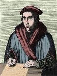 Portrait of Juan Luis Vives, Spanish humanist and philosopher (1492-1540)-Edme de Boulonois-Giclee Print