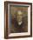 Edmond De Goncourt (1822-96) C.1892 (Oil on Canvas)-Eugene Carriere-Framed Giclee Print