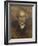 Edmond De Goncourt (1822-96) C.1892 (Oil on Canvas)-Eugene Carriere-Framed Giclee Print