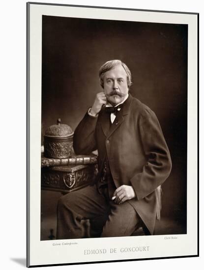 Edmond De Goncourt from "Galerie Contemporaine," circa 1874-78-Nadar-Mounted Giclee Print