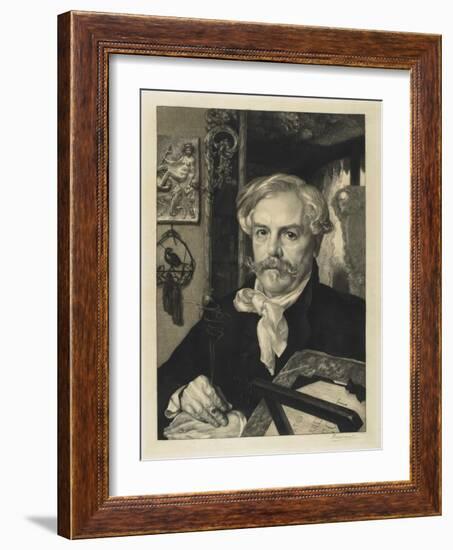 Edmond De Goncourt-Felix Bracquemond-Framed Giclee Print