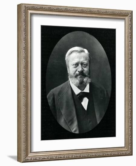 Edmond Felix Valentin About (1828-85), from 'Galerie Contemporaine', C.1874-78-Nadar-Framed Photographic Print