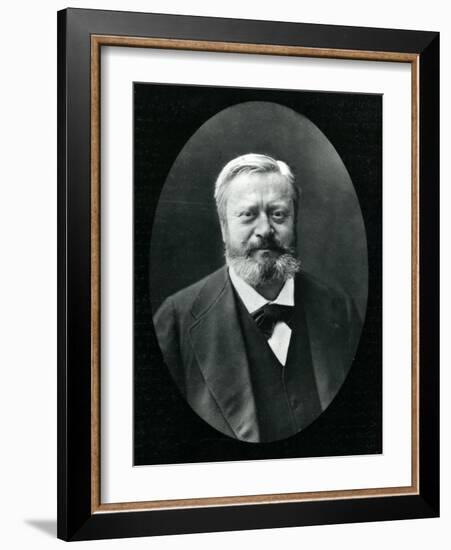 Edmond Felix Valentin About (1828-85), from 'Galerie Contemporaine', C.1874-78-Nadar-Framed Photographic Print