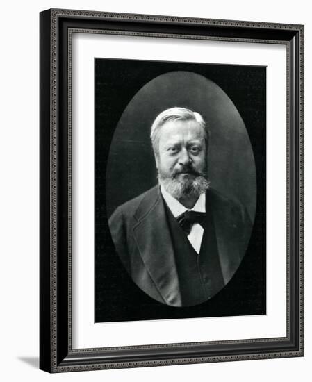 Edmond Felix Valentin About (1828-85), from 'Galerie Contemporaine', C.1874-78-Nadar-Framed Photographic Print