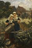 The Little Gardeners-Edmond Louyot-Giclee Print