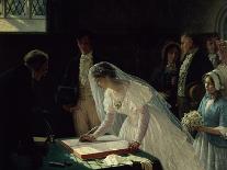 Signing The Register-Edmund Blair Leighton-Giclee Print