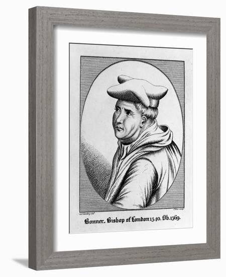 Edmund Bonner, Bishop of London 1540-George Perfect Harding-Framed Giclee Print