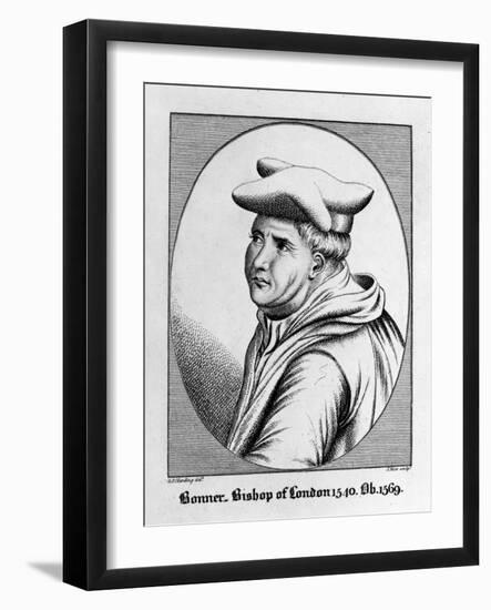 Edmund Bonner, Bishop of London 1540-George Perfect Harding-Framed Giclee Print