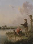 Young Anglers-Edmund Bristow-Giclee Print