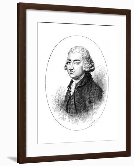 Edmund Burke, Anglo-Irish Statesman, Author, Orator, Political Theorist, and Philosopher-Whymper-Framed Giclee Print