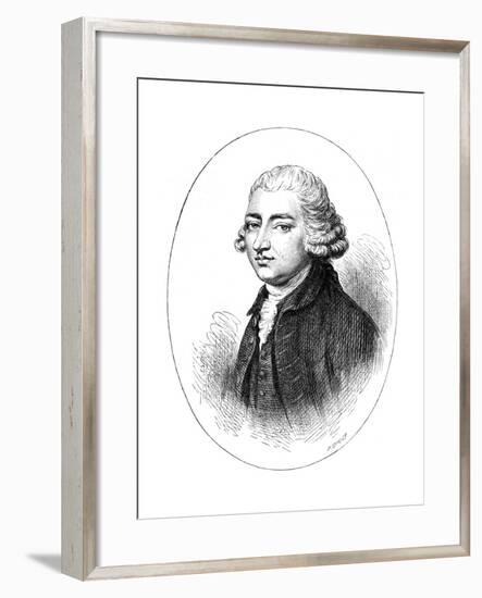 Edmund Burke, Anglo-Irish Statesman, Author, Orator, Political Theorist, and Philosopher-Whymper-Framed Giclee Print