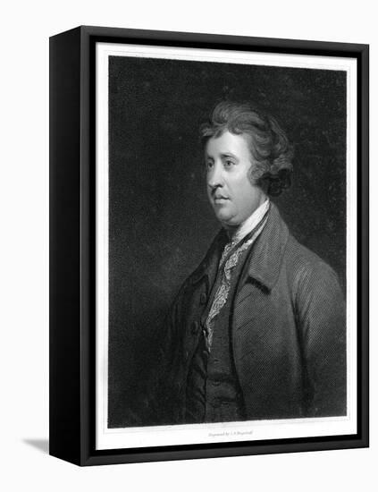 Edmund Burke, Anglo-Irish Statesman, Author, Orator, Political Theorist, and Philosopher-CE Wagstaff-Framed Premier Image Canvas