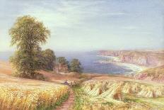 Harvesting on the South Coast, 1869-Edmund George Warren-Giclee Print