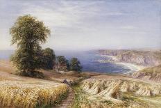 Harvesting on the Coast-Edmund George Warren-Giclee Print