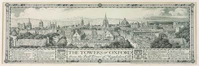 The Towers of Oxford from the Bell Tower of Magdalen, 1908-Edmund Hort New-Premier Image Canvas