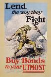 Lend the Way They Fight Poster-Edmund M. Ashe-Giclee Print