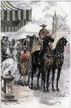 Lady Going Out During 'The London Season, 1856-Edmund Morin-Framed Giclee Print