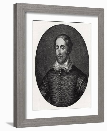 Edmund Spenser - portrait-George Vertue-Framed Giclee Print