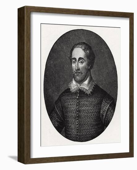 Edmund Spenser - portrait-George Vertue-Framed Giclee Print