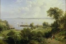 A Dutch Hay Barge, 1870-Edmund Thornton Crawford-Framed Premier Image Canvas