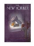 The New Yorker Cover - January 19, 1957-Edna Eicke-Framed Stretched Canvas