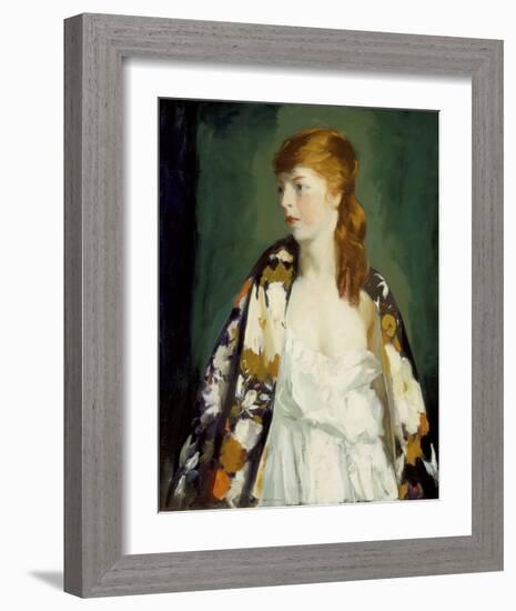 Edna-Robert Henri-Framed Art Print