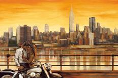 Lovers in New York-Edoardo Rovere-Stretched Canvas