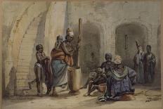 Signare et serviteurs à Gorée-Edouard Auguste Nousveaux-Laminated Giclee Print