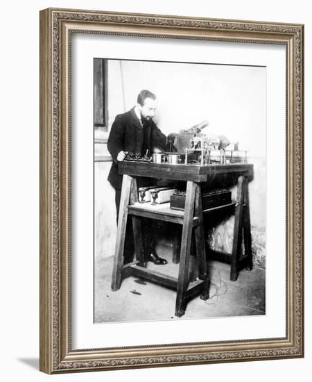 Édouard Belin, Swiss Inventor-Science Source-Framed Giclee Print