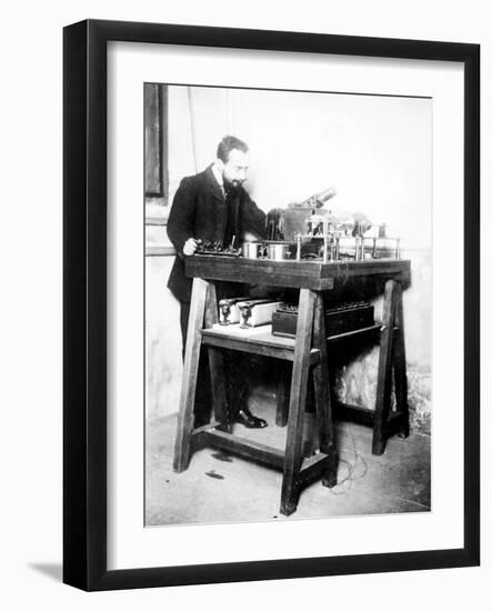 Édouard Belin, Swiss Inventor-Science Source-Framed Giclee Print