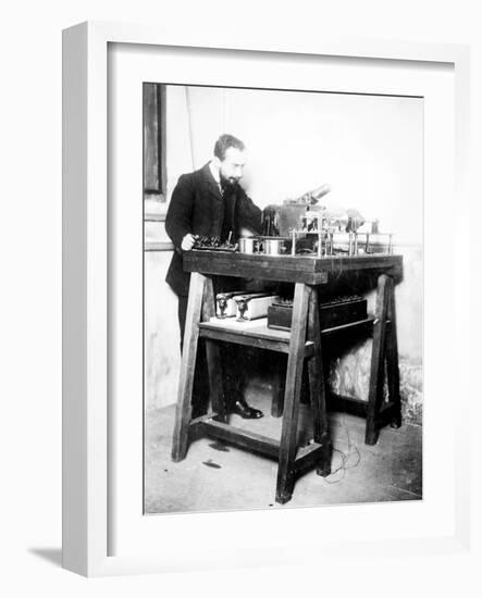 Édouard Belin, Swiss Inventor-Science Source-Framed Giclee Print