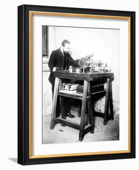 Édouard Belin, Swiss Inventor-Science Source-Framed Giclee Print