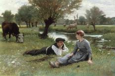 Flirting, 1896-Edouard Debat-Ponson-Giclee Print