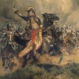 Cuirassier of Colonel Dubois Charging During Battle of Berezina, Nov. 28, 1812-Edouard Detaille-Art Print