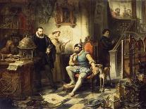 Discovering the Telescope, 1855-Edouard Ender-Mounted Giclee Print