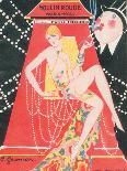 1925 Moulin Rouge programme ça c'est paris-Edouard Halouze-Framed Premier Image Canvas