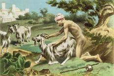 Ancient Greek Sodomising a Goat, plate XVII from 'De Figuris Veneris' by F.K. Forberg, pub. 1900-Edouard-henri Avril-Giclee Print