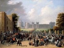 Arrival of King Louis-Philippe at Windsor Castle-Édouard-Henri-Théophile Pingret-Giclee Print