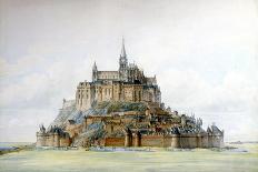 Project for Restoration of Mont Saint-Michel, March 1875-Edouard-jules Corroyer-Framed Premier Image Canvas