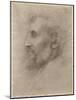 Edouard Lanteri, 1898 (Silverpoint on Cardboard)-Alphonse Legros-Mounted Giclee Print