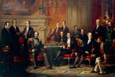 The Congress of Paris in 1856-Édouard Louis Dubufe-Framed Giclee Print