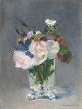 Flowers in a Crystal Vase-Edouard Manet-Photographic Print